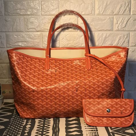 goyard shopper orange|authentic goyard handbags.